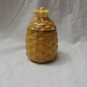 Vintage Red Wing Pottery Pineapple Jelly jar